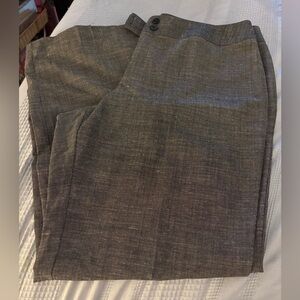 Chico's Black and White Patterned Pants Size 3